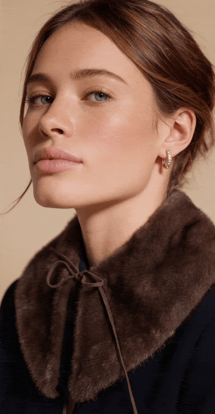 Animated fashion portrait